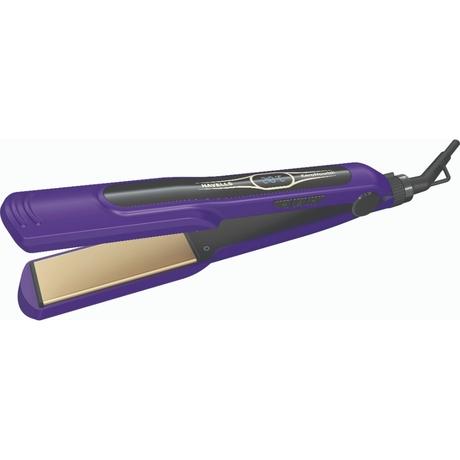 Havells Hair Straightener with Digital Display & Adjustable Temperature; Keratin Wide Plate, Heats Up Fast; For all hair types; Worldwide voltage compatible (Black), HS4122-3
