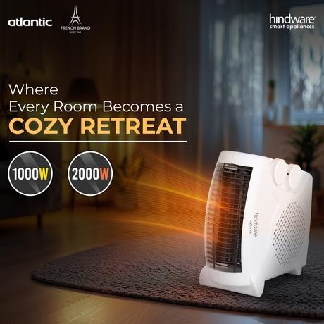 Hindware Peppi 2000 W Fan Room Heater, White-5