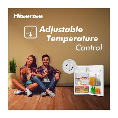 Hisense 93L 1 Star Direct Cool Mini Bar Refrigerator (RR120D4ASB1 Silver)-6