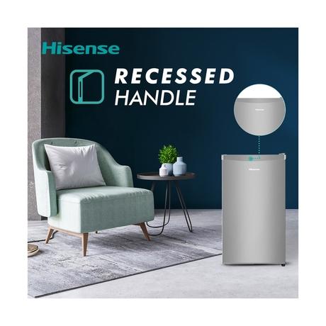 Hisense 93L 1 Star Direct Cool Mini Bar Refrigerator (RR120D4ASB1 Silver)-9