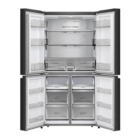 HISENSE 670 litres Four Door Refrigerator with Durable Inverter Technology, Black, RQ670N4SBU-4