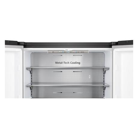 HISENSE 670 litres Four Door Refrigerator with Durable Inverter Technology, Black, RQ670N4SBU-9