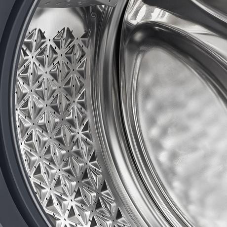 Hisense 6.0 Kg Fully-Automatic Front Loading Washing Machine (WFVB6010MS, Silver, Steam Wash, Built in Heater), Silver-7
