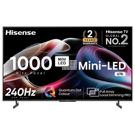 Buy Hisense 139 cm (55 Inch) 4K Ultra HD MiniLed LED TV, 55U7K