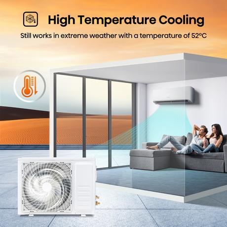 Hisense IntelliCool 1 Ton 3 Star Inverter Split AC, AS-12TR4RGRCB02-10