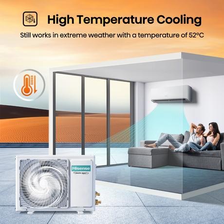 Hisense IntelliCool 1.5 Ton 3 Star Inverter Split AC, AS-18TR4RXSCB00-10