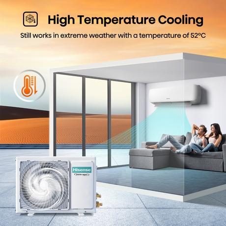 Hisense IntelliCool Pro 1.5 Ton 3 Star Inverter Split AC, AS-18TW4RXSKG02-10