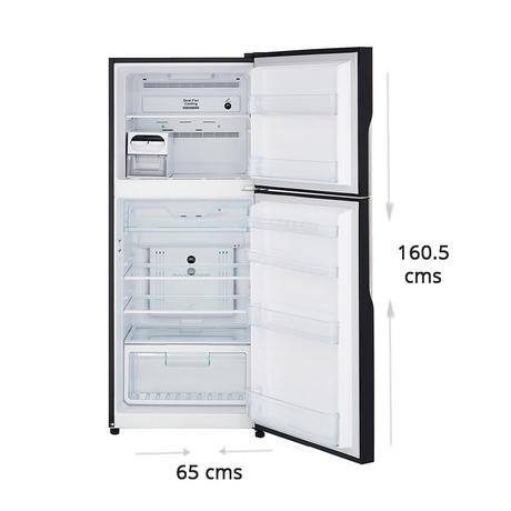 Buy Hitachi 382 litres 2 Star Double Door Refrigerator, Glass