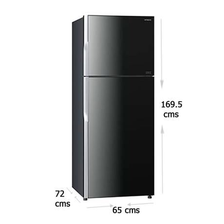Hitachi 415 litres 2 Star Double Door Refrigerator, Grey New