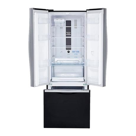 Buy Hitachi 451 litres French Door Refrigerator, Glass Black R