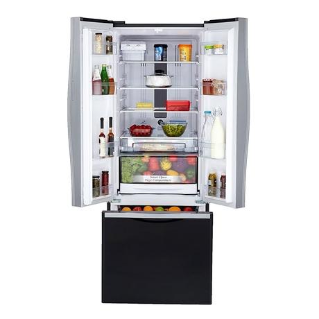 Buy Hitachi 451 litres French Door Refrigerator, Glass Black R