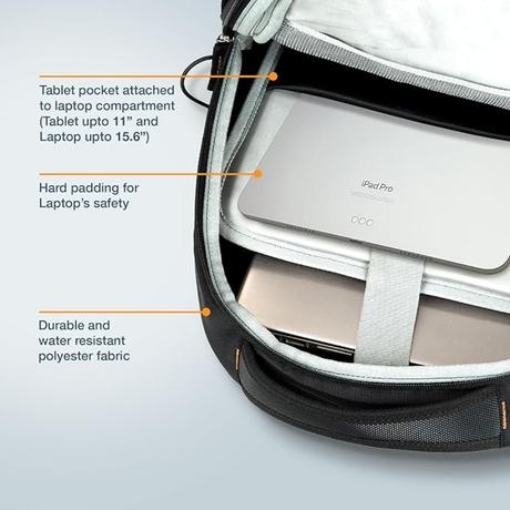 Hoi Polloi Premium 39.62 cm (15.6 inch) Laptop Backpack and Sleeve Combo HPXL0002/SL1-2