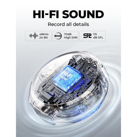 Hollyland Lark M2 Combo Wireless Microphone, Black-4