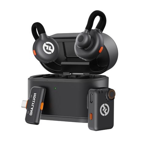 Hollyland Lark M2S Combo Mini Wireless Microphone, Black-0