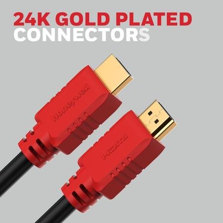 Honeywell 3 Meter High Speed HDMI 1.4 Cable with Ethernet HDMI Connector, Black-1