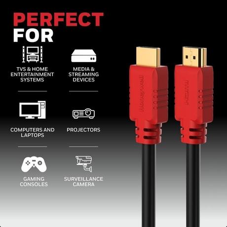 Honeywell 3 Meter High Speed HDMI 1.4 Cable with Ethernet HDMI Connector, Black-5