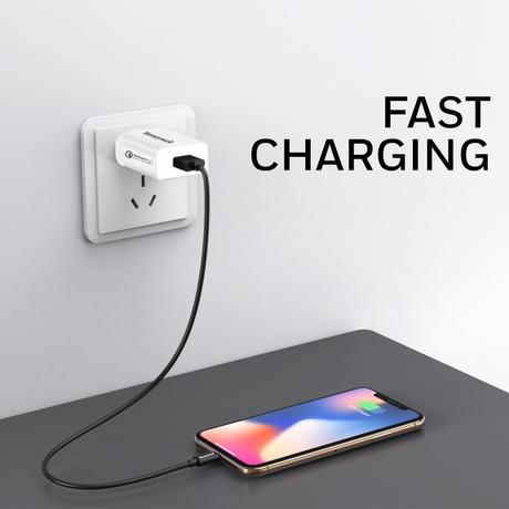 Honeywell Zest Charger Quick Charger 3.0, White,CHGWHT-3