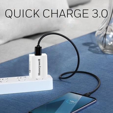 Honeywell Zest Charger Quick Charger 3.0, White,CHGWHT-5