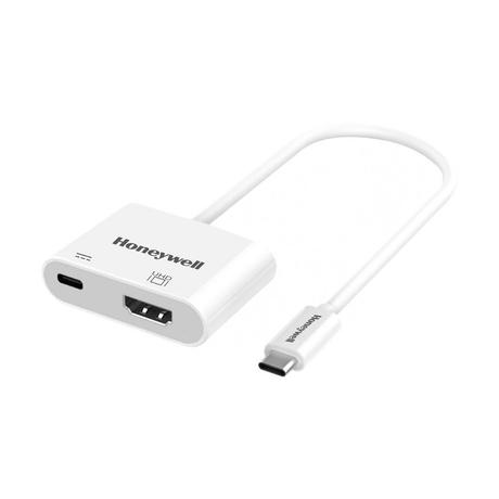 Honeywell Platinum Series Type C to HDMI with PD Charging Adapter, White,ADPWHT-0