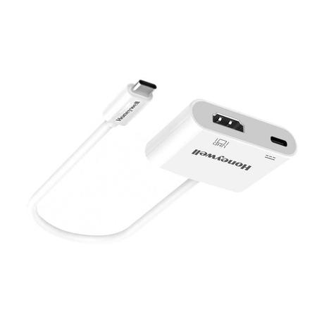 Honeywell Platinum Series Type C to HDMI with PD Charging Adapter, White,ADPWHT-1