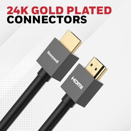 Honeywell 1 Meter High Speed HDMI 2.0 Cable with Ethernet HDMI Connector, Black-2