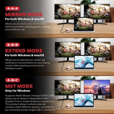 Honeywell Type C to Dual HDMI Adapter-2