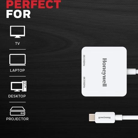 Honeywell Type C to Dual HDMI Adapter-3