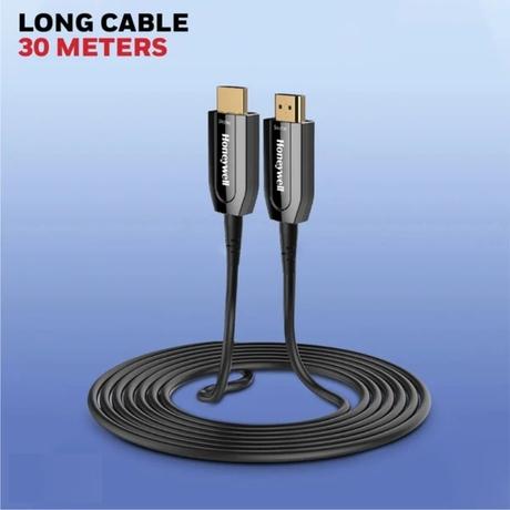 Honeywell 200 cm (20 m) HDMI Cable, AOC 2.1 Compliant-1