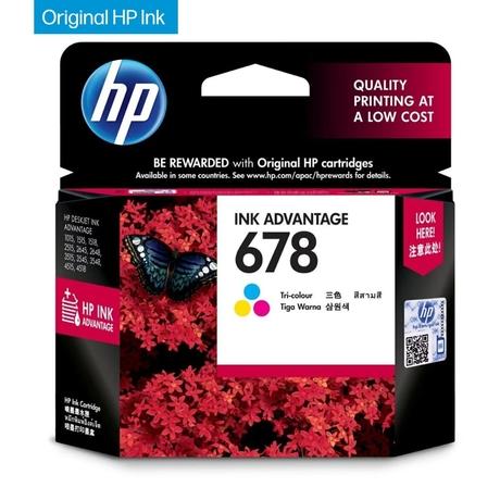 HP 678 Ink Cartridge, Tri-Color-0
