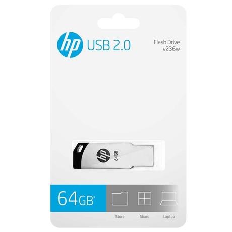HP 32 GB Metal Body USB 2.0 Flash Drive, v236w-6
