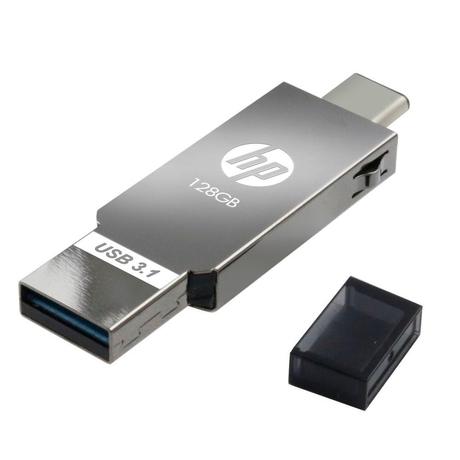 HP 128 GB x304m Dual Drive 3.1 Type-C OTG Flash Drive, MM-OTG128GB-03P-2