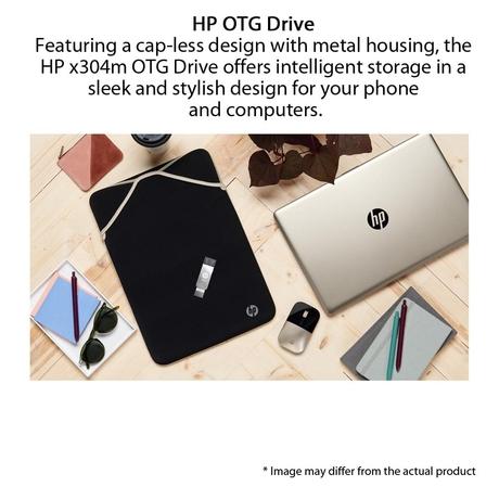 HP 128 GB x304m Dual Drive 3.1 Type-C OTG Flash Drive, MM-OTG128GB-03P-4