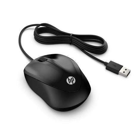 HP 1000 Wired Mouse, Black-4