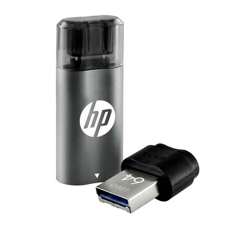 HP x5600c 64 GB USB 3.2 Flash Drives with Type-C adaptor-0