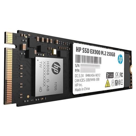 Hp 250GB EX900 M.2 PCIe Gen3x4, NVMe Internal Solid State Drive (SSD)