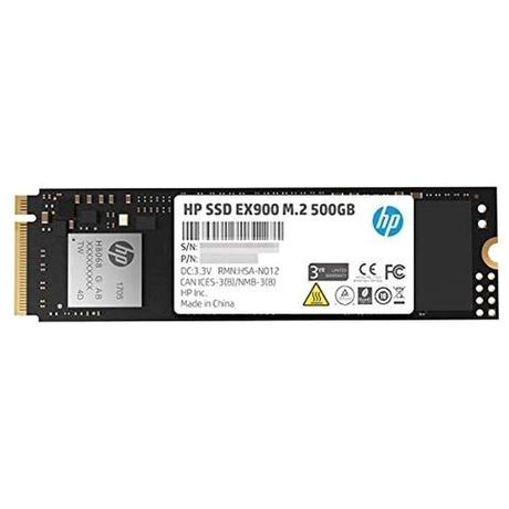 Hp 500GB EX900 M.2 PCIe Gen3x4, NVMe Internal Solid State Drive (SSD)