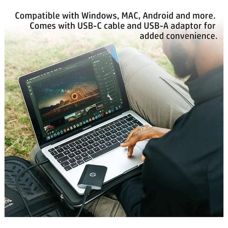 HP 1TB P500 Portable External Solid Sate Drive (SSD)-2