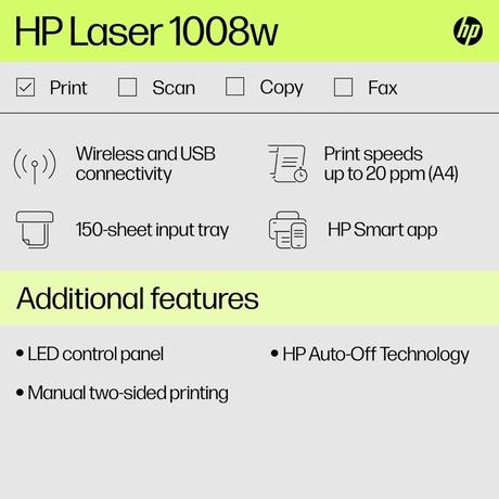HP 1008W Monochrome Laser Printer-5