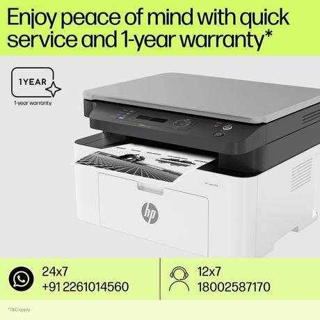 HP MFP Laser Printer 1188NW-3