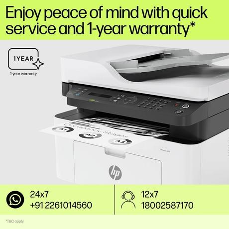 HP MFP Laser Printer 1188FNW-3