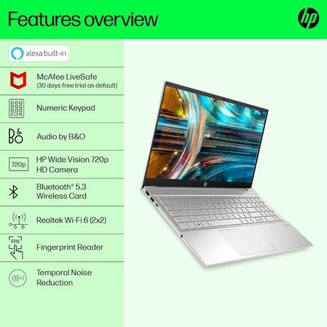 HP Pavilion 15-eg3032TU Laptop (13th Gen Intel Core i7-1360P/16GB/512 GB SSD/Intel Xe Graphics/Windows 11 Home/MSO/FHD), 39.6cm (15.6 inch)-2