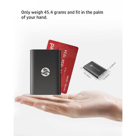 HP 1 TB P500 Portable Solid State Drive (SSD) Black-2
