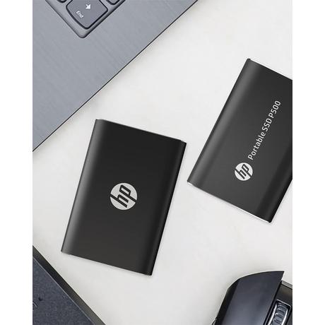 HP 1 TB P500 Portable Solid State Drive (SSD) Black-6