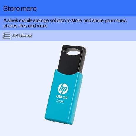 HP 32 GB 712w USB 3.2 Flash Drive Blue-1