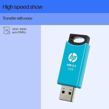 HP 32 GB 712w USB 3.2 Flash Drive Blue-2