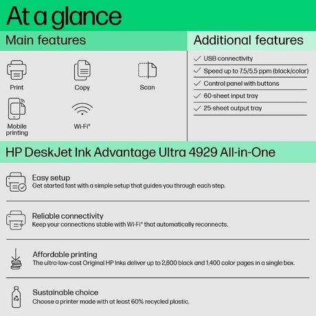 HP DeskJet Ink Advantage Ultra 4929 Multi-function InkJet Printer-6