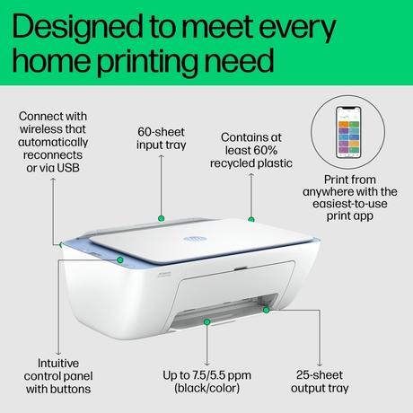 HP DeskJet 2820 Wireless Color All-in-One Printer-6