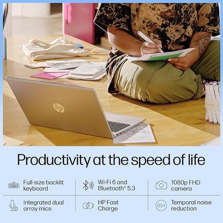 HP 15-fd1099TU Standard Laptop (Intel Core Ultra 5-125H 125H/16 GB/512 GB SSD/Intel Arc Graphics/Windows 11 Home/MSOffice/Full HD), 39.62 cm (15.6 inch), Natural Silver-3