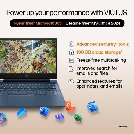 HP Victus 15 15-fa2703TX Gaming Laptop (Intel Core i5-13420H/16 GB/512 GB SSD/4 GB-Nvidia GeForce RTX 2050/Windows 11 Home/MSOffice/Full HD), 39.62 cm - 15.6 inch, Mica Silver-10