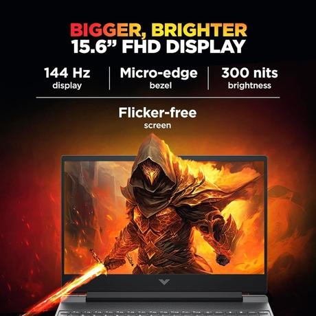 HP Victus 15 15-fa2703TX Gaming Laptop (Intel Core i5-13420H/16 GB/512 GB SSD/4 GB-Nvidia GeForce RTX 2050/Windows 11 Home/MSOffice/Full HD), 39.62 cm - 15.6 inch, Mica Silver-5